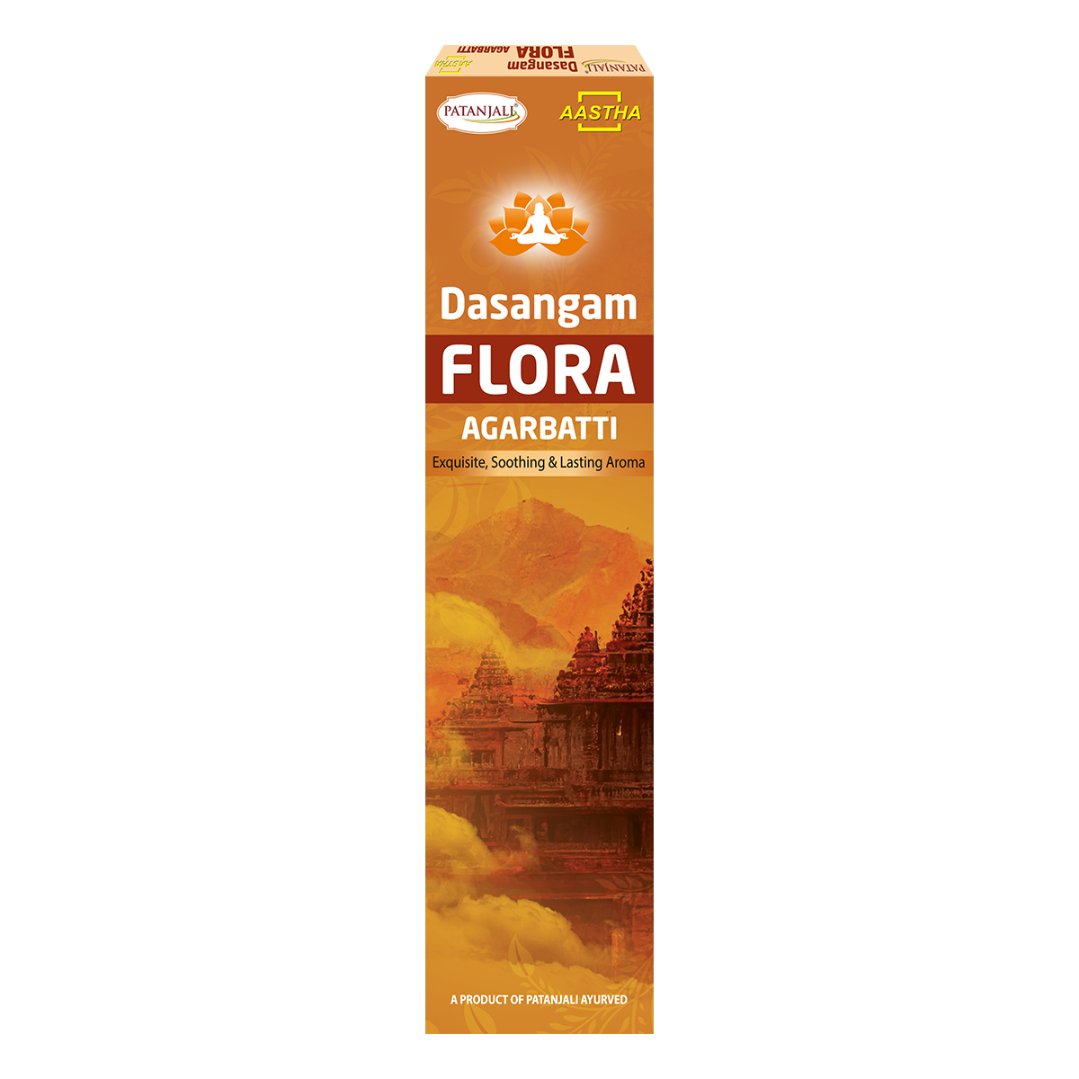 Patanjali Aastha Dasangam Flora Agarbatti, 9 N, With Soothing & Long Lasting Aroma | 13gm