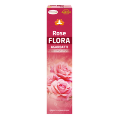 Patanjali Aastha Rose Flora Agarbatti, 9n, With Exquisite, Soothing & Long Lasting Aroma | 13gm
