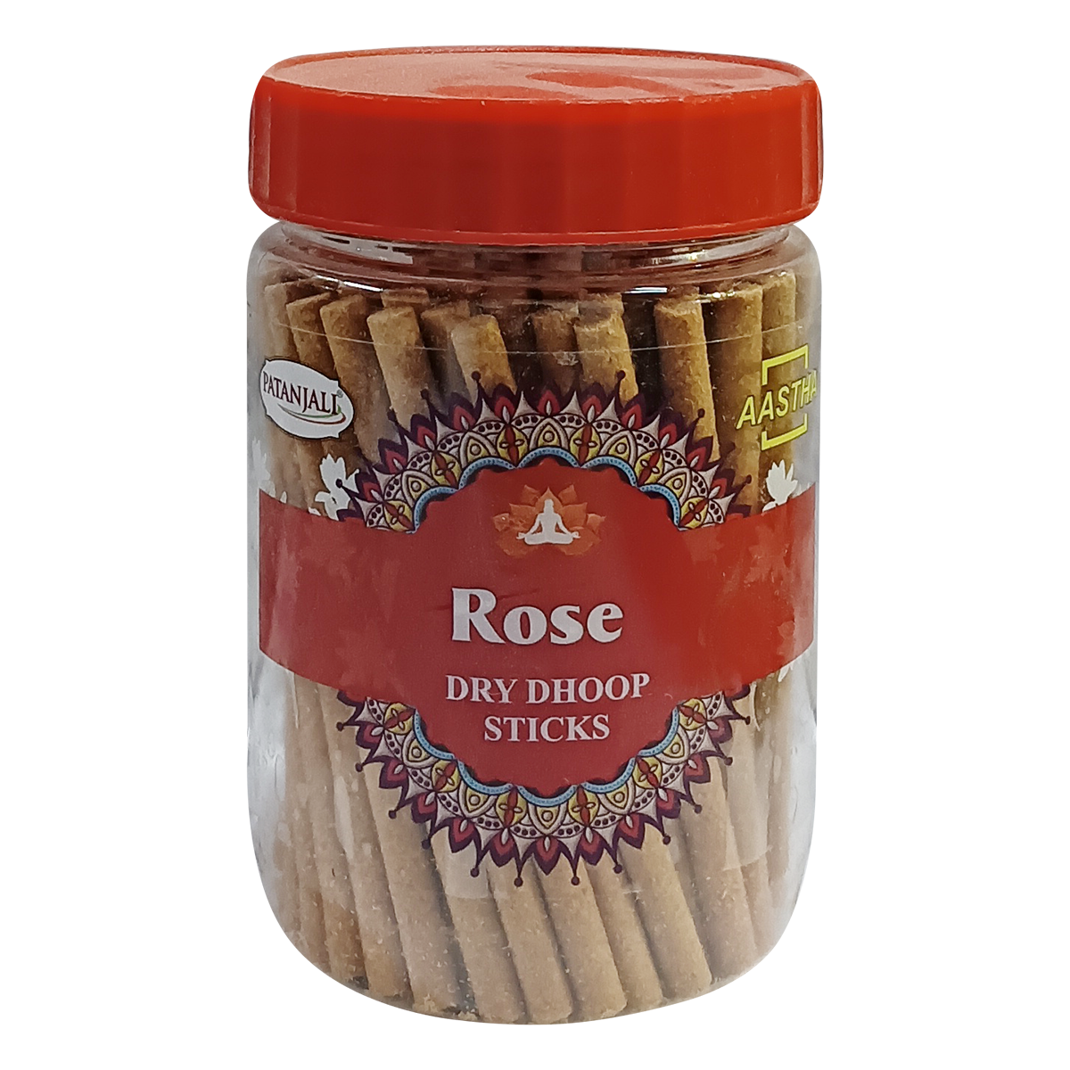 Patanjali Aastha Rose Dry Dhoop Stick, With Exquisite, Soothing & Long Lasting Aroma | 200gm