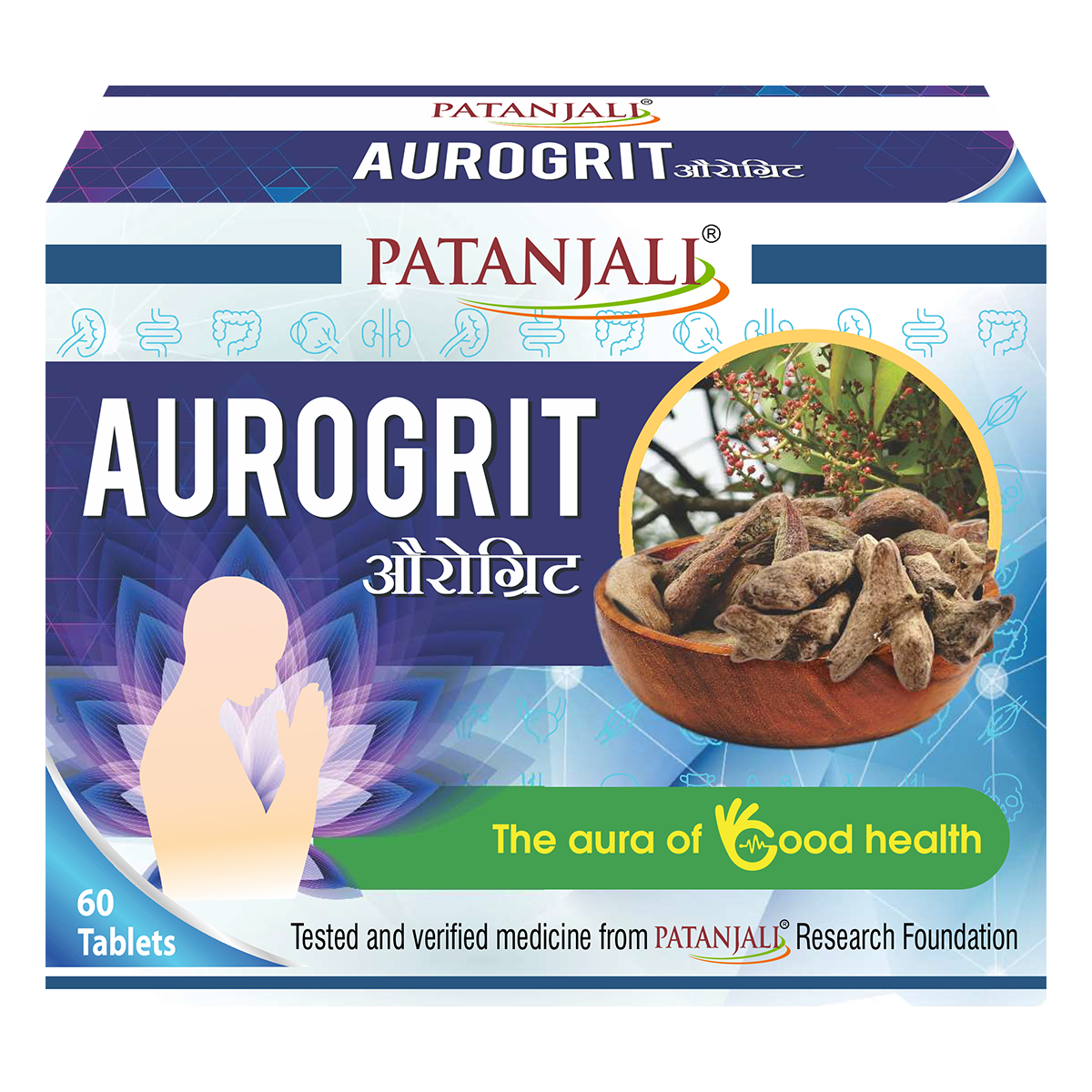 Patanjali Divya Aurogrit Tablet 38gm