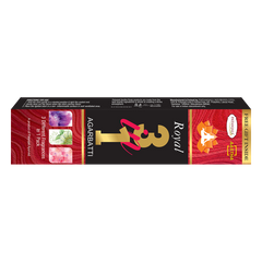 Patanjali Aastha Royal 3 In One Agarbatti, With Exquisite, Soothing & Long Lasting Aroma | 90gm