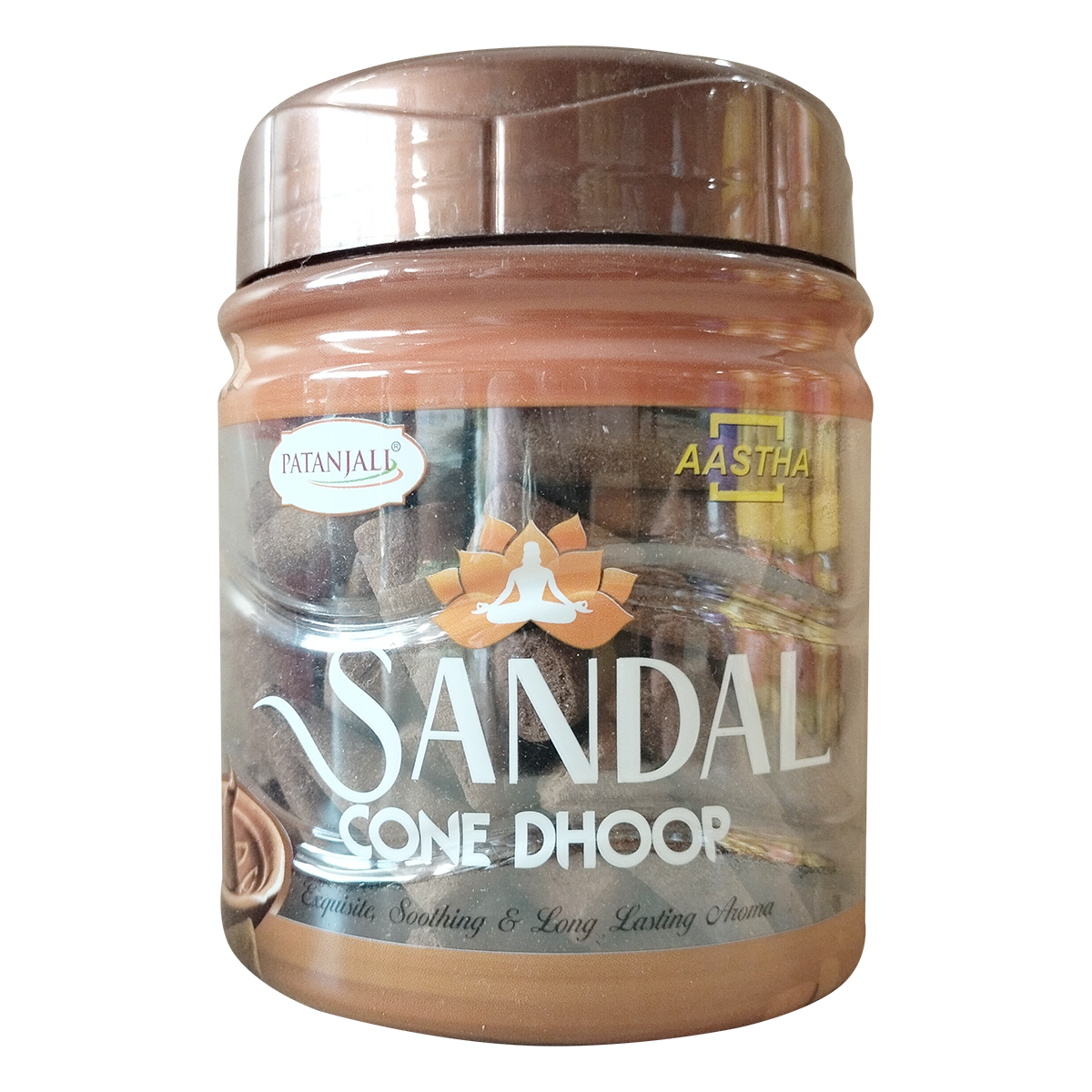 Patanjali Aastha Sandal Cone Dhoop, With Exquisite, Soothing & Long Lasting Aroma | 200gm