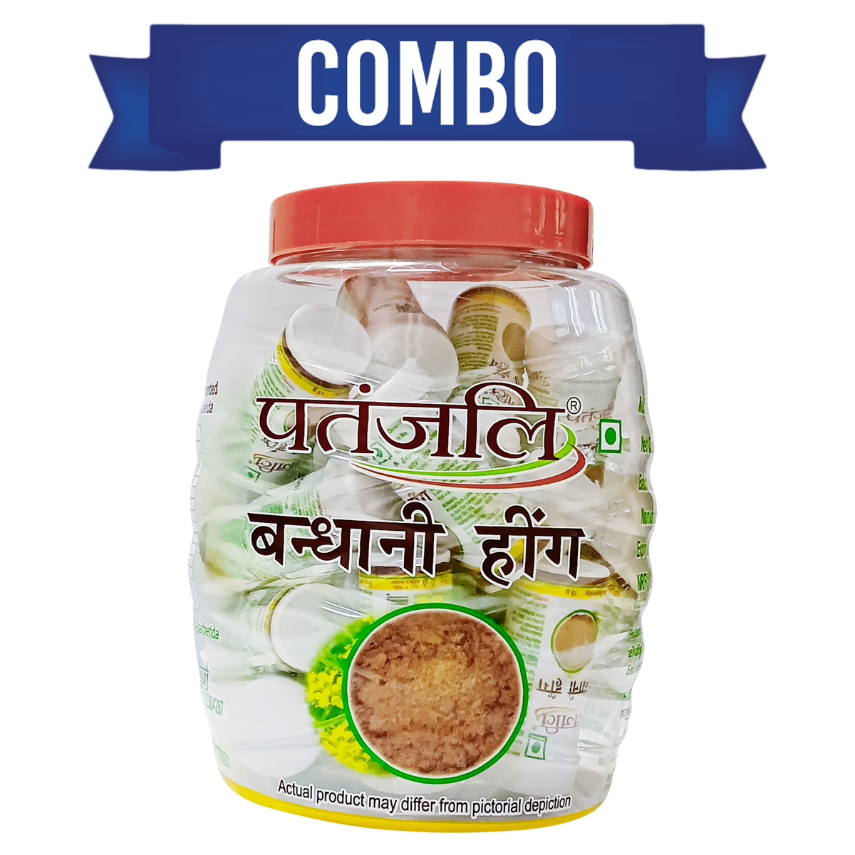 Patanjali Combo-Bandhani Hing 10gm, Pack Of 20, With Gum Arabic & Asafoetida, 200gm
