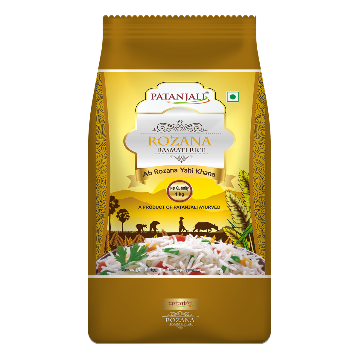 Patanjali Rozana Basmati Rice 1kg