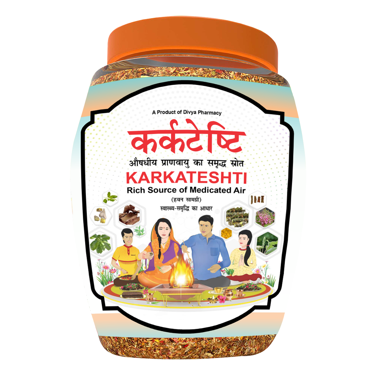 Patanjali Divya Karkateshti (Hawan Samagri), With Beneficial In Cancer, Tumour, 400g