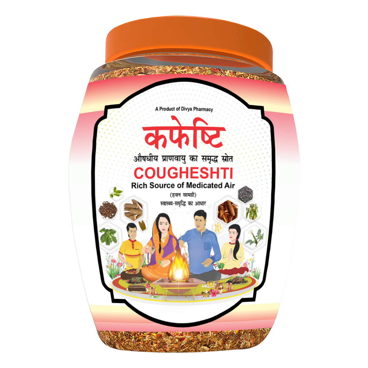 Patanjali Divya Cougheshti (Hawan Samagri), With Beneficial In Asthma, Breathing, 400g
