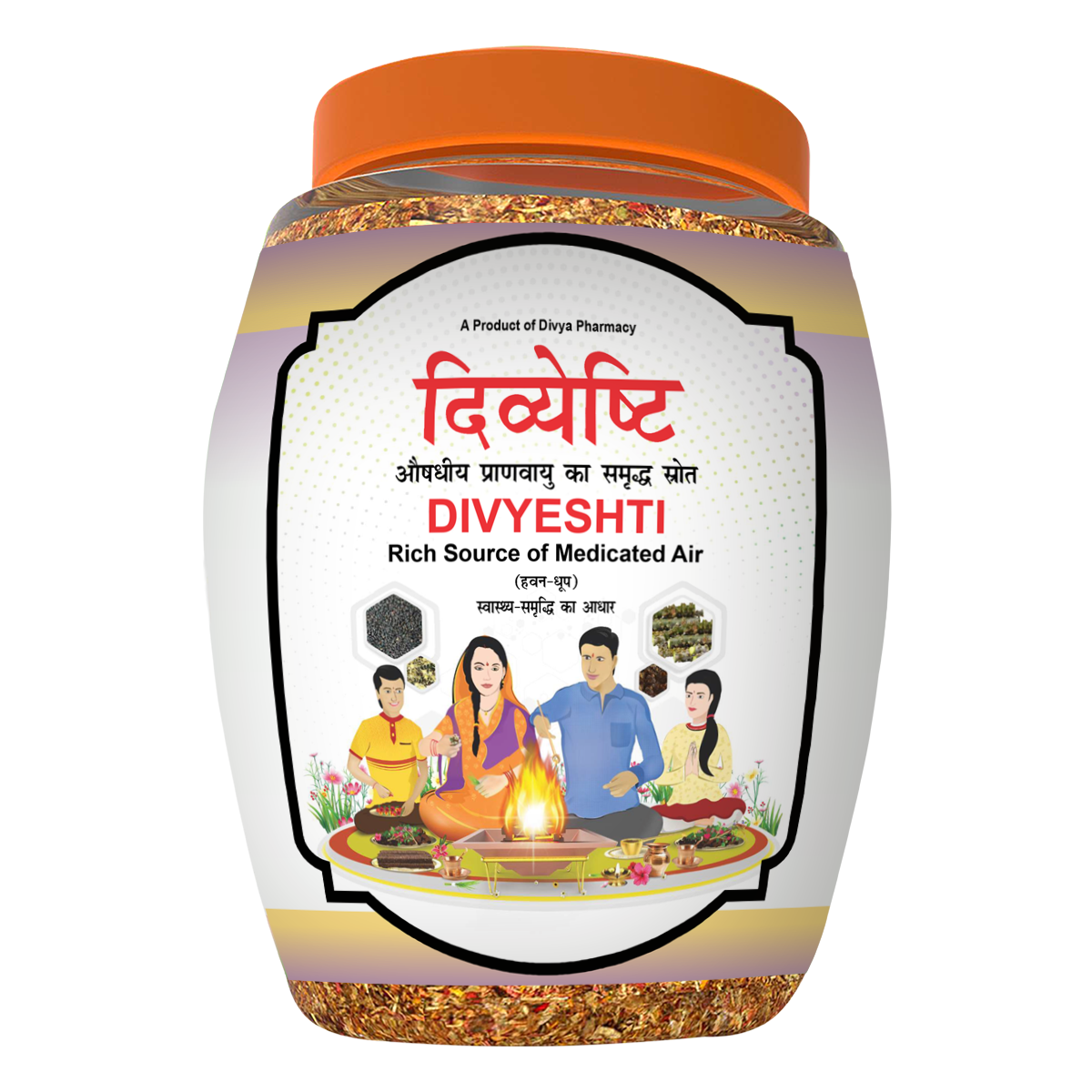 Patanjali Divya Divyeshti Hawan Samagri, With Complete Wellness, Peace & Happiness In House, 250gm