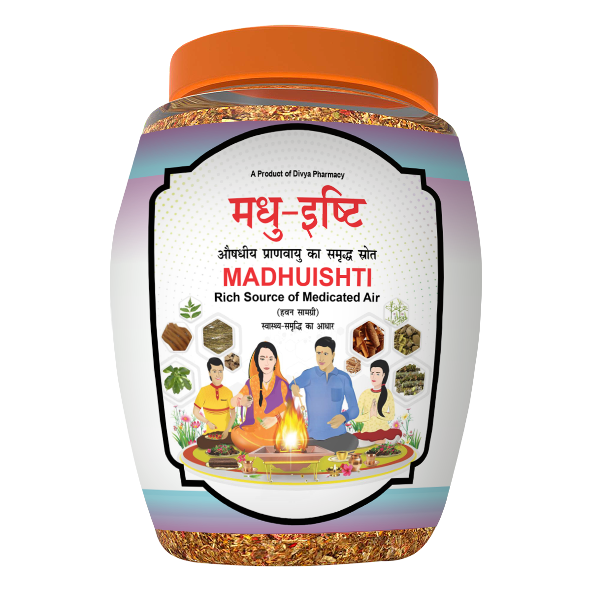 Patanjali Divya Madhuishti (Hawan Samagri), With Ashwagandha (Withania Somnifera), 400g