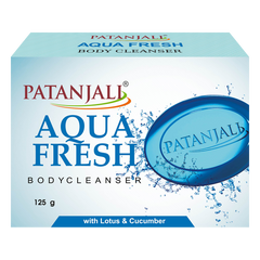 Patanjali Aqua Fresh Body Cleanser, With Cleanse Gently, Purify & Provide Long Lasting 125gm