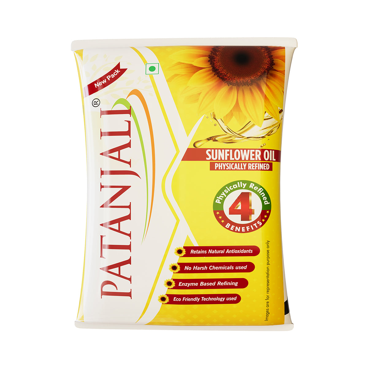 Patanjali Sunflower Oil (Pouch) 1liter