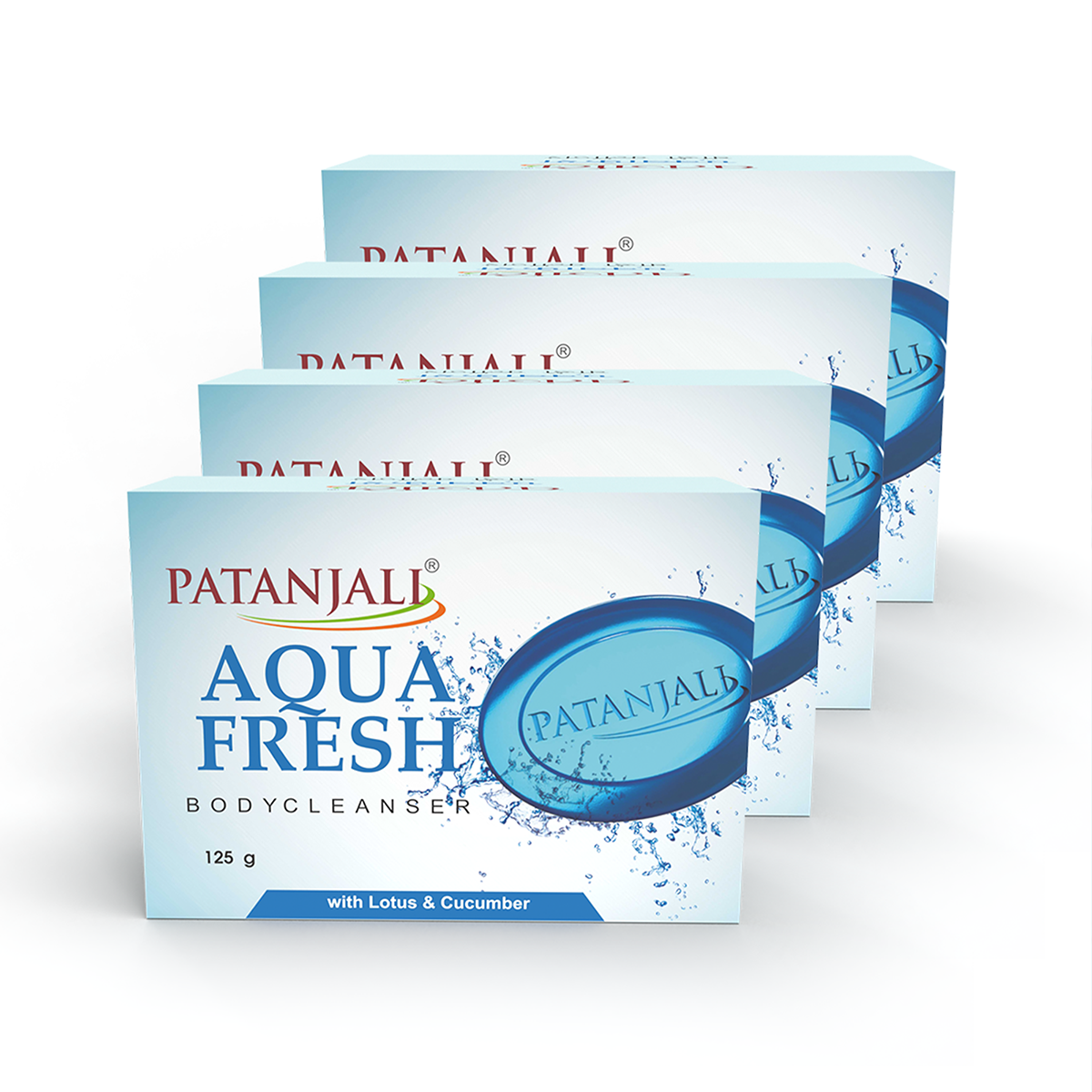 Patanjali Aqua Fresh Body Cleanser, With Cleanse Gently, Purify & Provide Long Lasting, 375gm