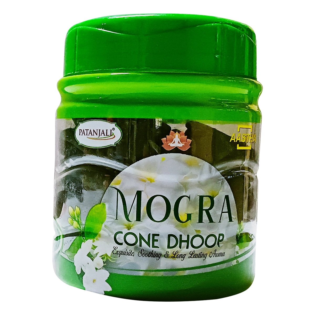 Patanjali Aastha Mogra Cone Dhoop, With Exquisite, Soothing & Long Lasting Aroma | 200gm