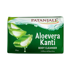 Patanjali Aloevera Kanti Body Cleanser, With Nourishing & Glorifying The Skin, 75gm