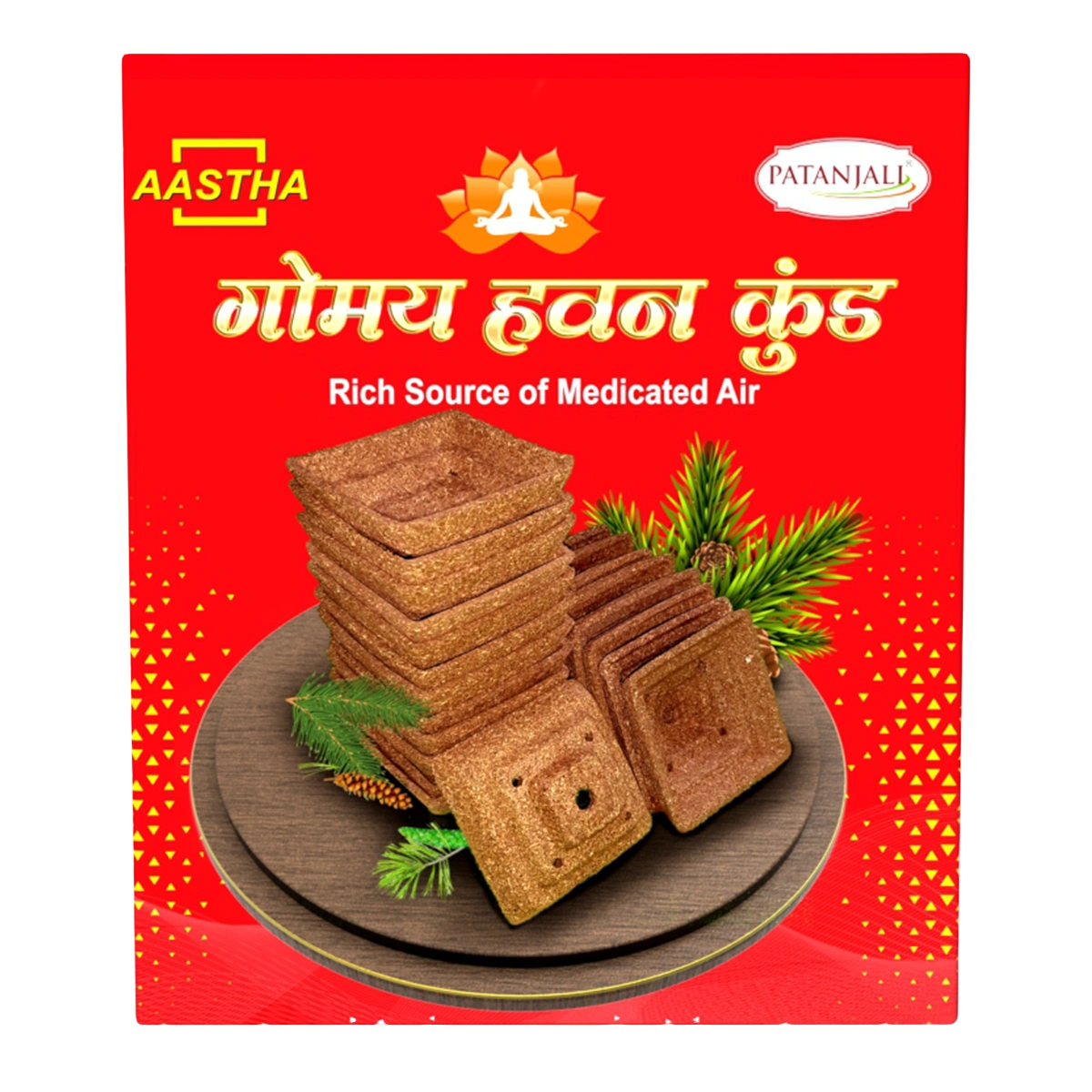 Patanjali Aastha Gomay Hawan Kund, 900gm, Pack Of 1