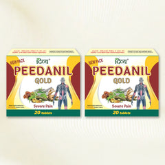 Patanjali Divya Peedanil Gold Tablet Pack Of 2, With Punarnavadi Mandoor, Guggul Shuddh, 24gm