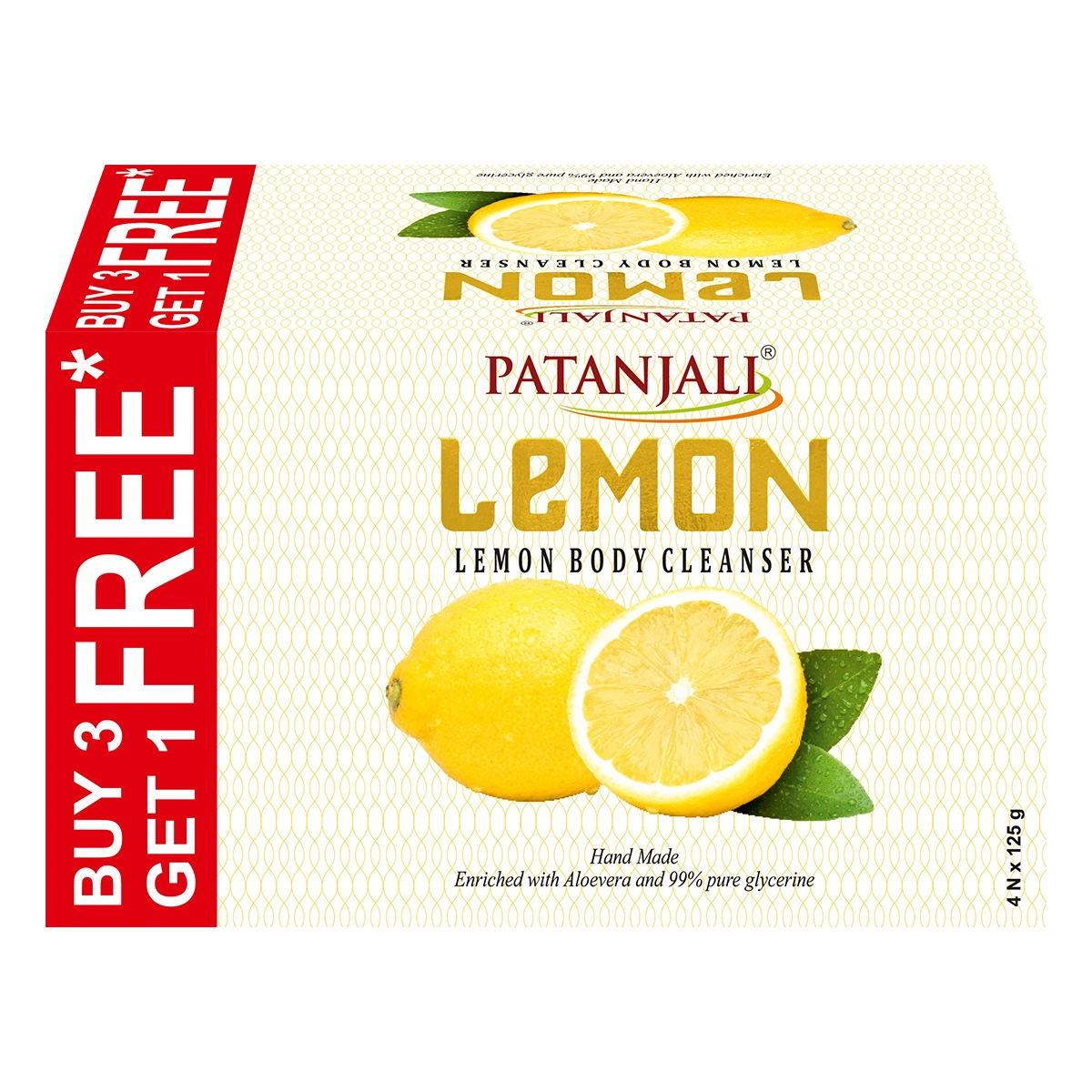 Patanjali Lemon Body Cleanser, With Cleanse Gently, Purify And Provide Long Lasting, 375gm