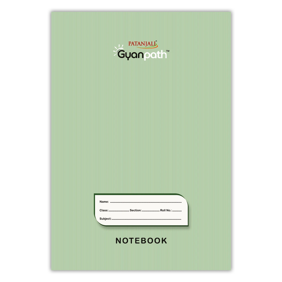 Patanjali Gyanpath Notebook (16.5x23.5 Cm) Green,172pages Square, Pack Of 1