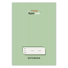 Patanjali Gyanpath Notebook (16.5x23.5 Cm) Green, 120pages Square, Pack Of 1