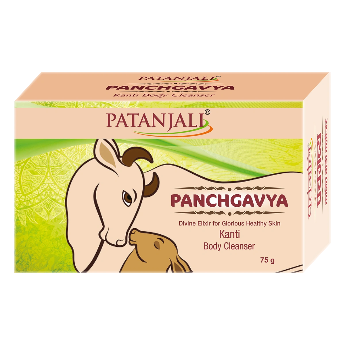 Patanjali Kanti Panchgavya Body Cleanser, With Nourishing & Glorifying The Skin, 75gm