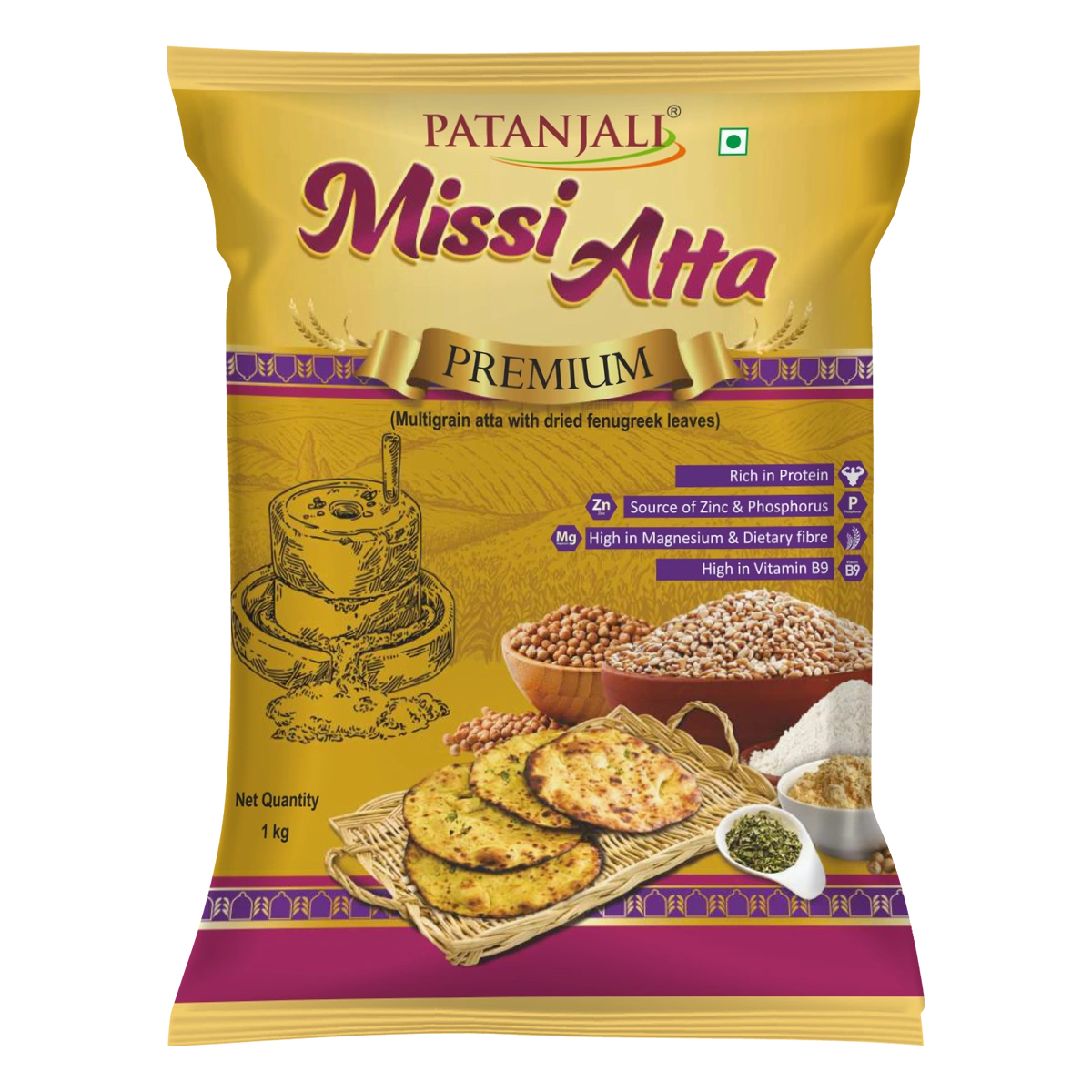 Patanjali Missi Atta 1kg