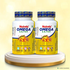 Patanjali Nutrela Organic Omega 3 6 7 & 9 (Pack Of 2), With Vitamin E (1.3%), 90gm
