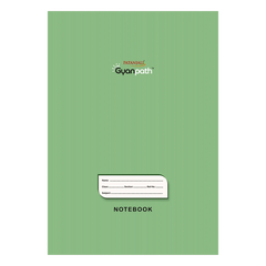Patanjali A4 Gyanpath Notebook (29.7x21 Cm) Green, 140pages Single Line, Pack Of 1