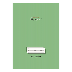 Patanjali A4 Gyanpath Notebook (29.7x21 Cm) Green, 172pages Single Line, Pack Of 1