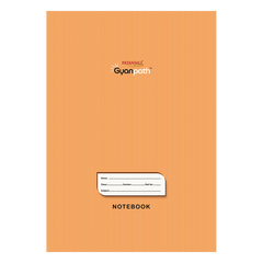 Patanjali A4 Gyanpath Notebook (29.7x21cm) Orange, 172pages Single Line, Pack Of 1