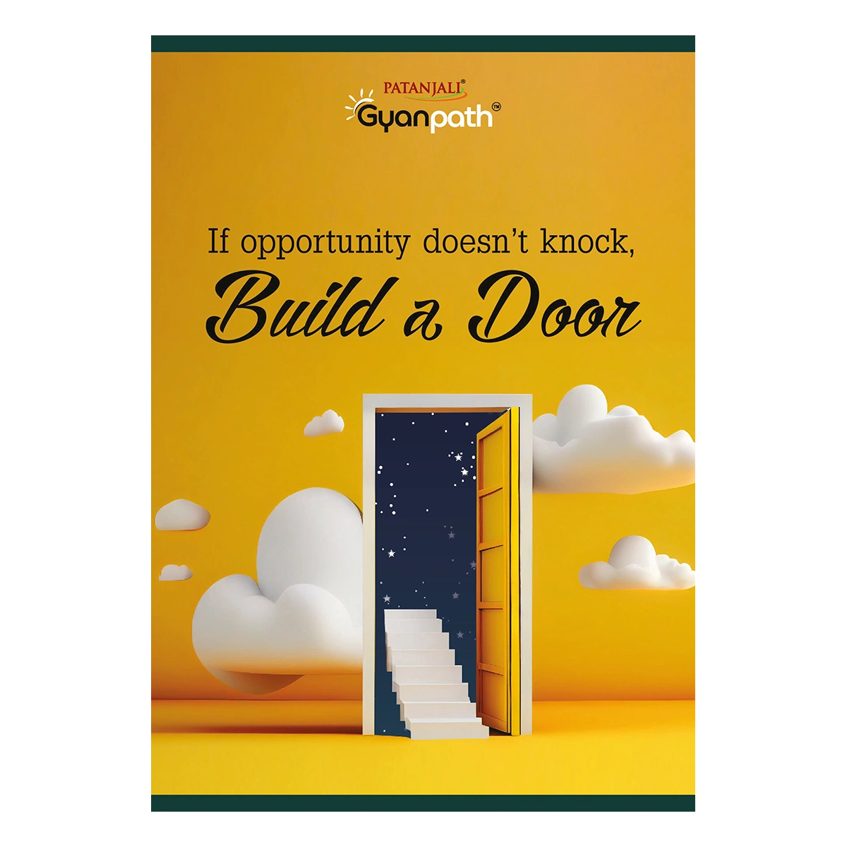 Patanjali Gyanpath Notebook (16.5x23.5cm) Multi Design, 120pages Unruled, Pack Of 1