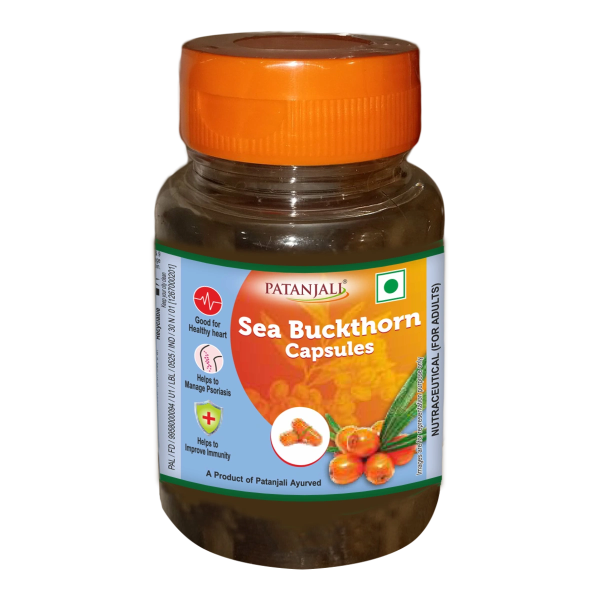 Patanjali Sea Buckthorn Capsule 15g 30 Capsule