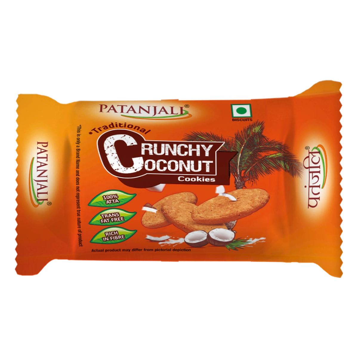 Patanjali Crunchy Coconut Cookies 35gm