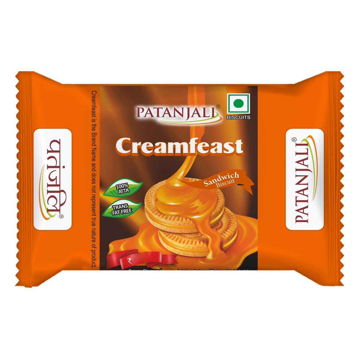 Patanjali Creamfeast Orange Biscuit 65gm