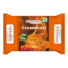 Patanjali Creamfeast Orange Biscuit 65gm