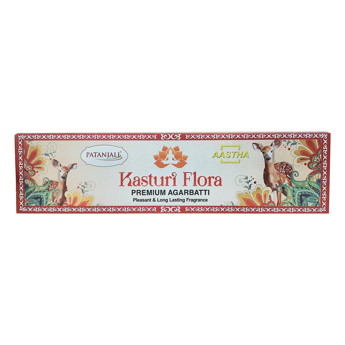 Patanjali Aastha Premium Agarbatti Kasturi Flora 20n, With Soothing & Long Lasting Aroma | 36gm