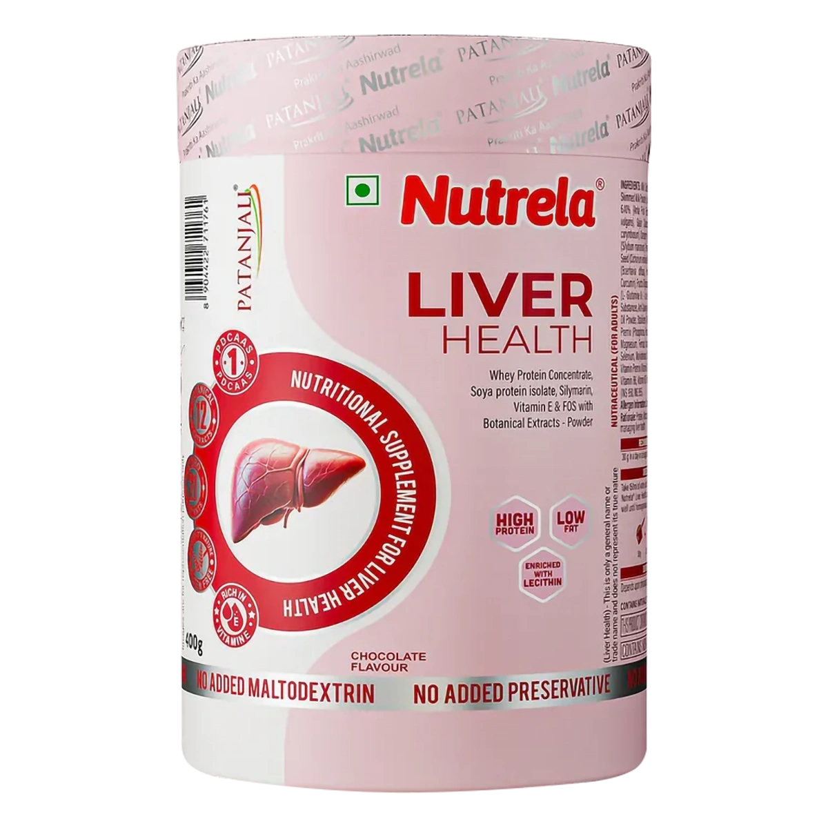 Patanjali Nutrela Liver Health Powder, With High Protein, 400gm