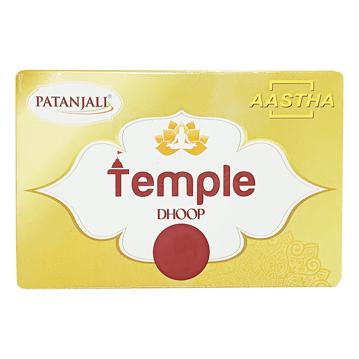 Patanjali Aastha Temple Dhoop, With Exquisite, Soothing & Long Lasting Aroma | 13gm