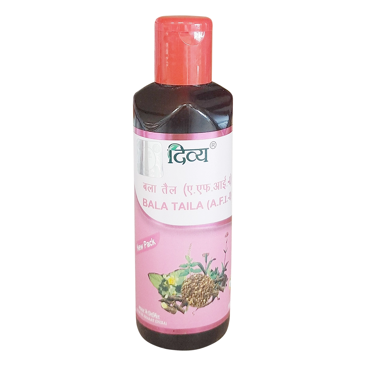 Patanjali Divya Bala Taila, Sati, Sarala, Devadaru, Ela, Manjistha, Aguru, Rakta Candana | 100ml