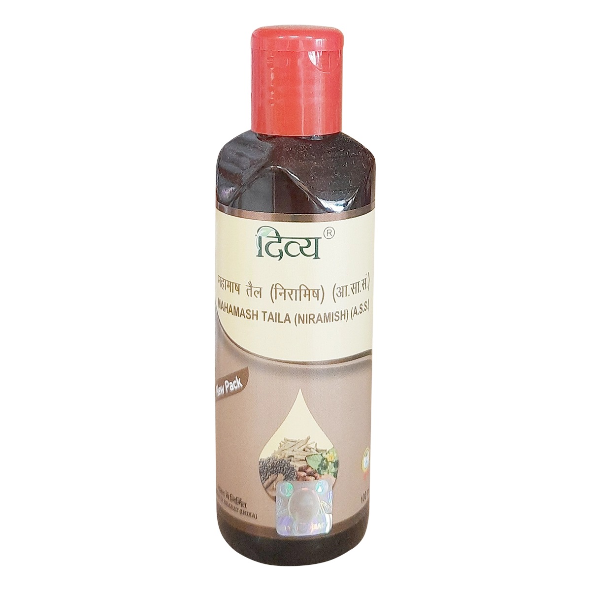 Patanjali Divya Mahamash Taila, With Ashwagandha (Withania Somnifera) | 100ml, Pack Of 1