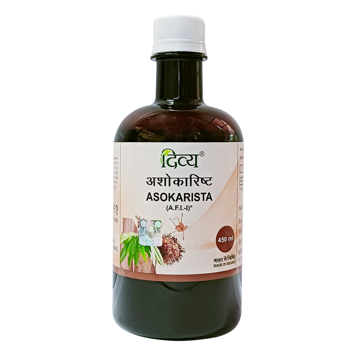 Patanjali Divya Ashokarista, With Asoka, Water, Guda, Dhataki, | 450ml