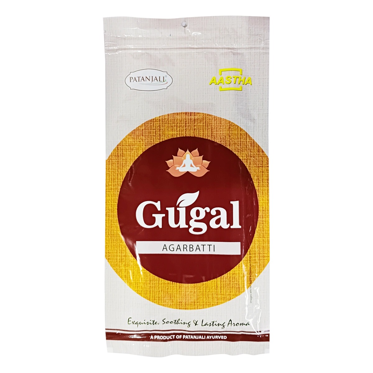 Patanjali Aastha Agarbatti Gugal New, With Exquisite, Soothing & Long Lasting Aroma | 120gm