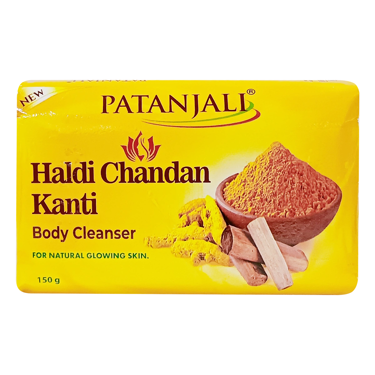 Patanjali Haldi Chandan Kanti Body Cleanser, With Reduces Roughness, Improves Texture, 600gm