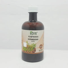 Patanjali Divya Patrangasav, With Khair, Vasak, Semal Phool, Khareti, Shuddha | 450ml