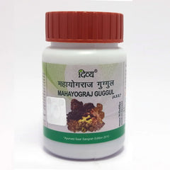 Patanjali Divya Mahayograj Guggul 120 N, With Sounth , Choti Pippal , Chavya , Piplamool, | 40gm