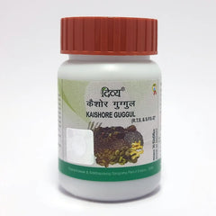 Patanjali Divya Kaishore Guggul, With Giloy, Guggulu, Sonth, Choti Pippal, | 80gm, Pack Of 1