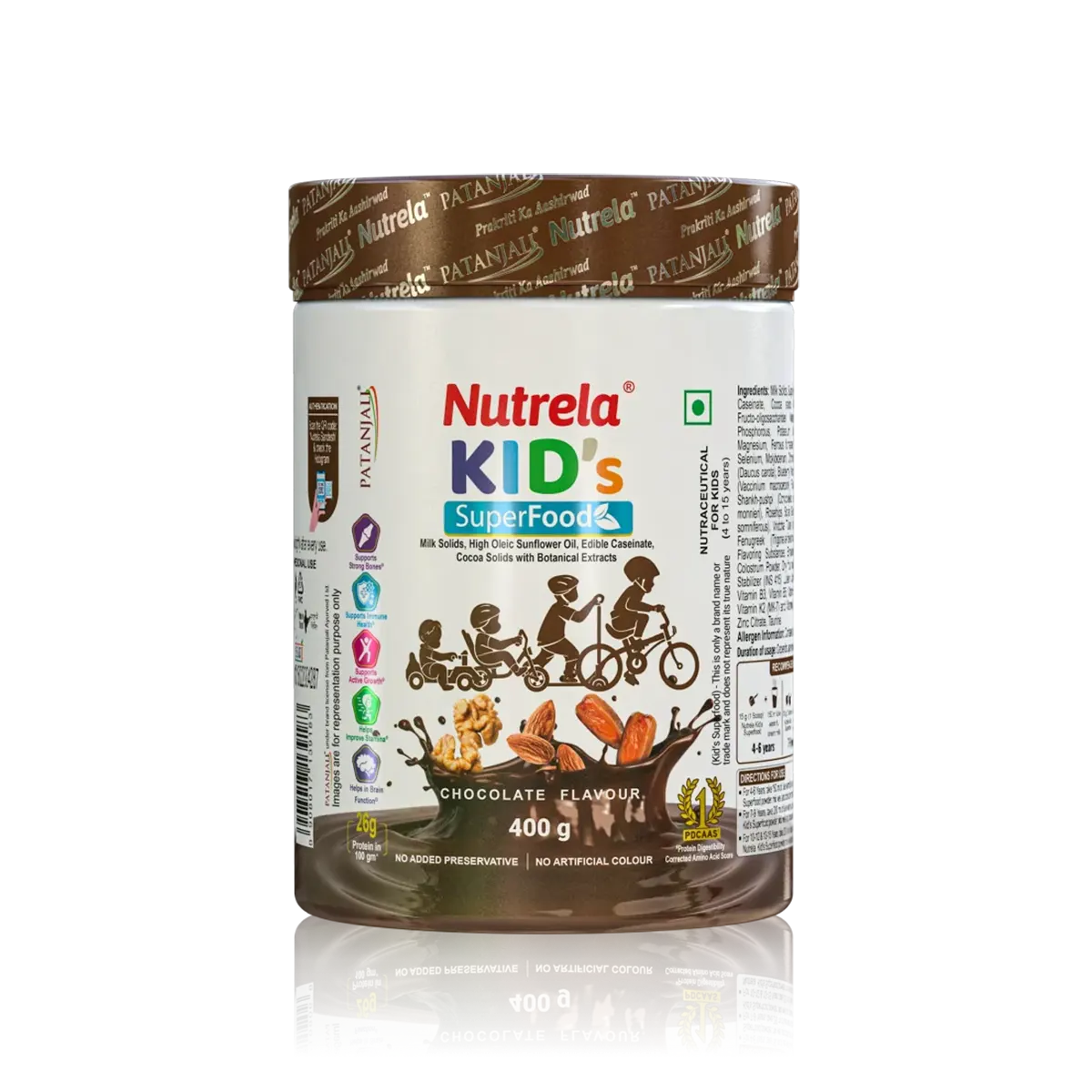 Patanjali Nutrela Kid'S Superfood, With Balanced Nutrition To Support Active Growth, 400gm
