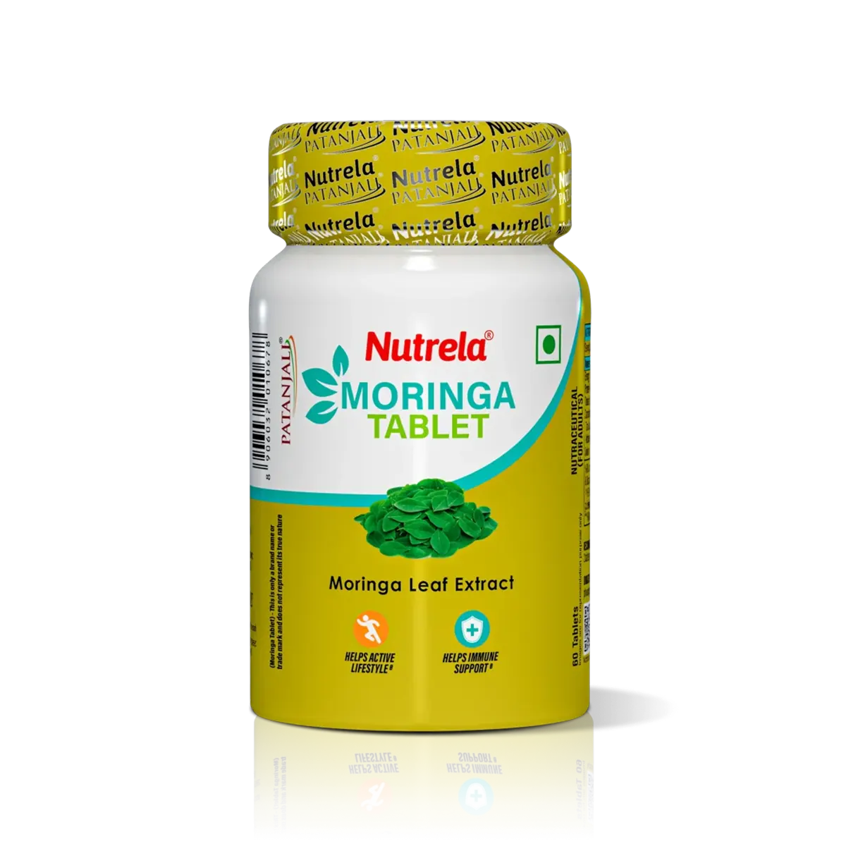 Patanjali Nutrela Moringa Tablets, With Active Lifestyle Rich In Antioxidants, 30gm