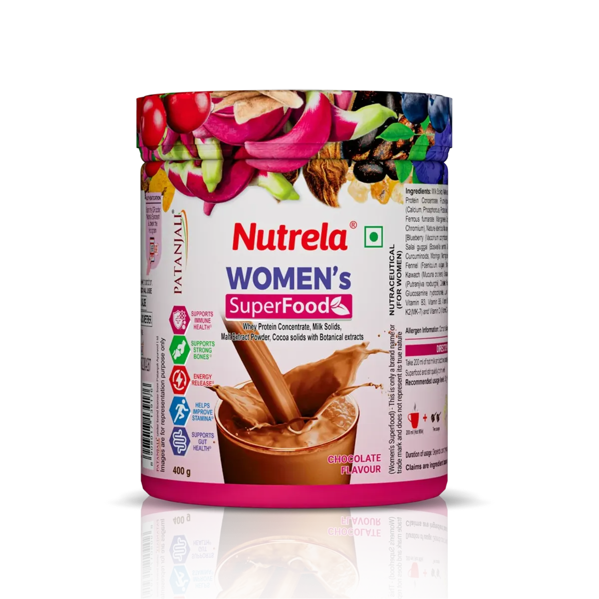 Patanjali Nutrela Women'S Superfood, With Helps Improve Stamina, 400gm