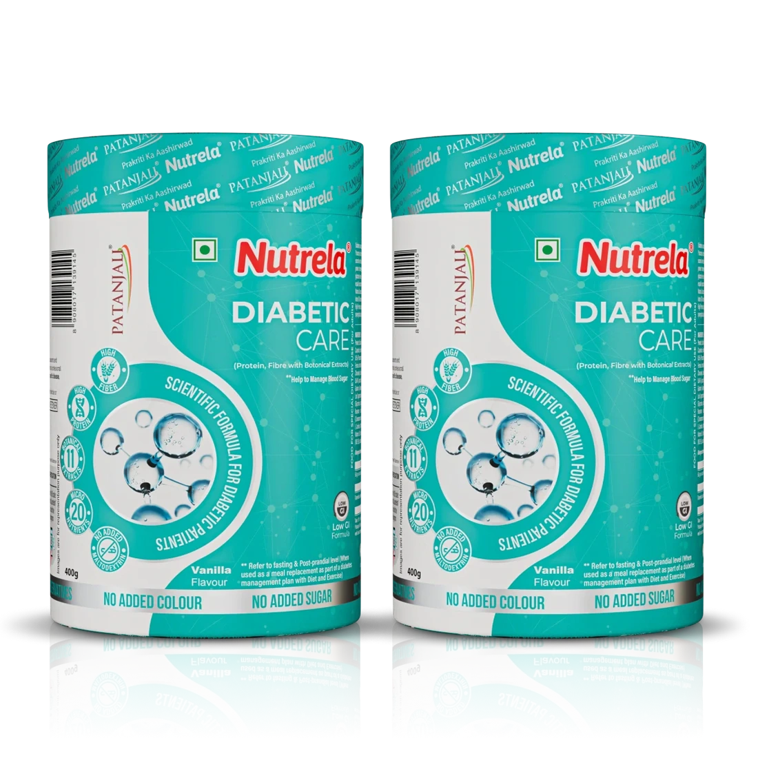 Patanjali Nutrela Diabetic Care (Pack Of 2) With High Protein, 800gm
