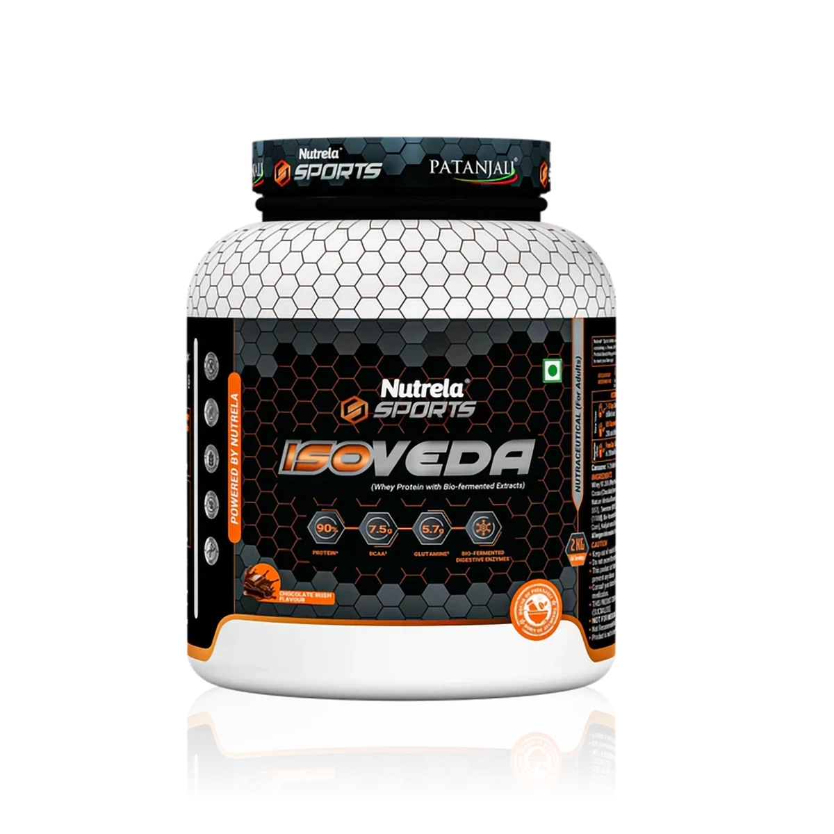 Patanjali Nutrela Sports Isoveda (Choc-Irish) With Rich In Protein, 2kg