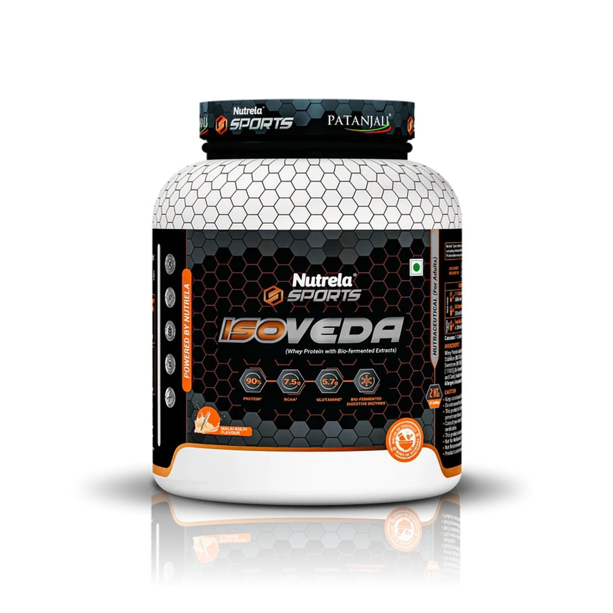 Patanjali Nutrela Sports Isoveda (Malai- Kulfi), With Minimized Muscle Soreness And Fatigue, 2kg